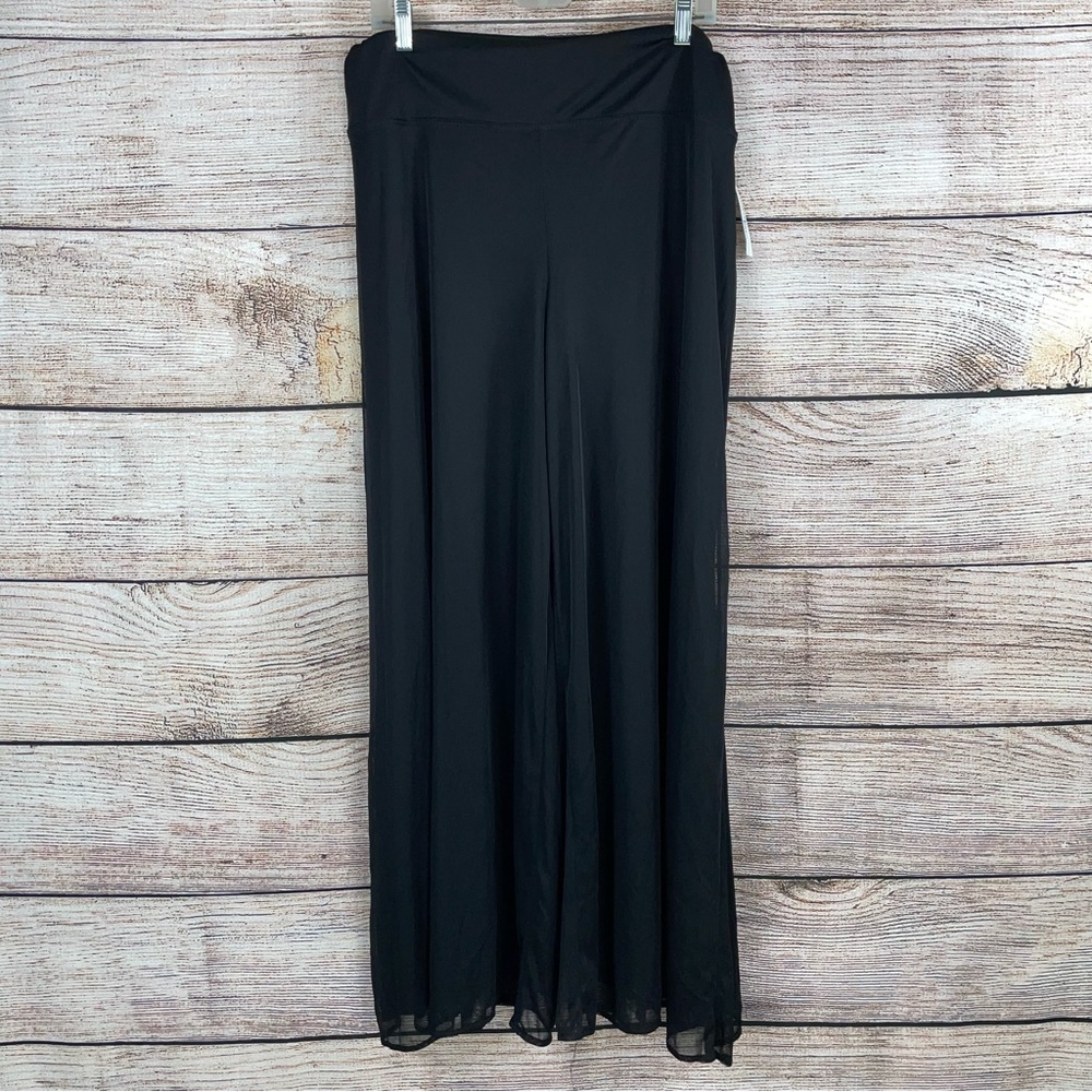 NWT Roz & Ali Dressbarn black wide leg dress pants